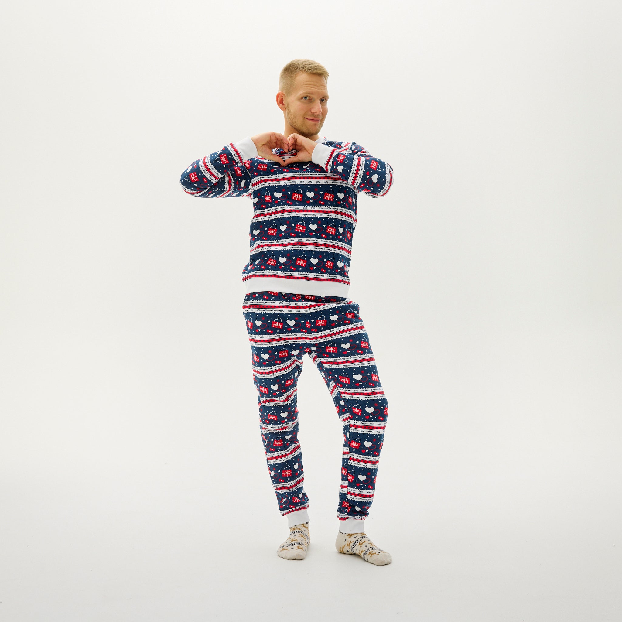 Valentinessæt Navy - Herre.